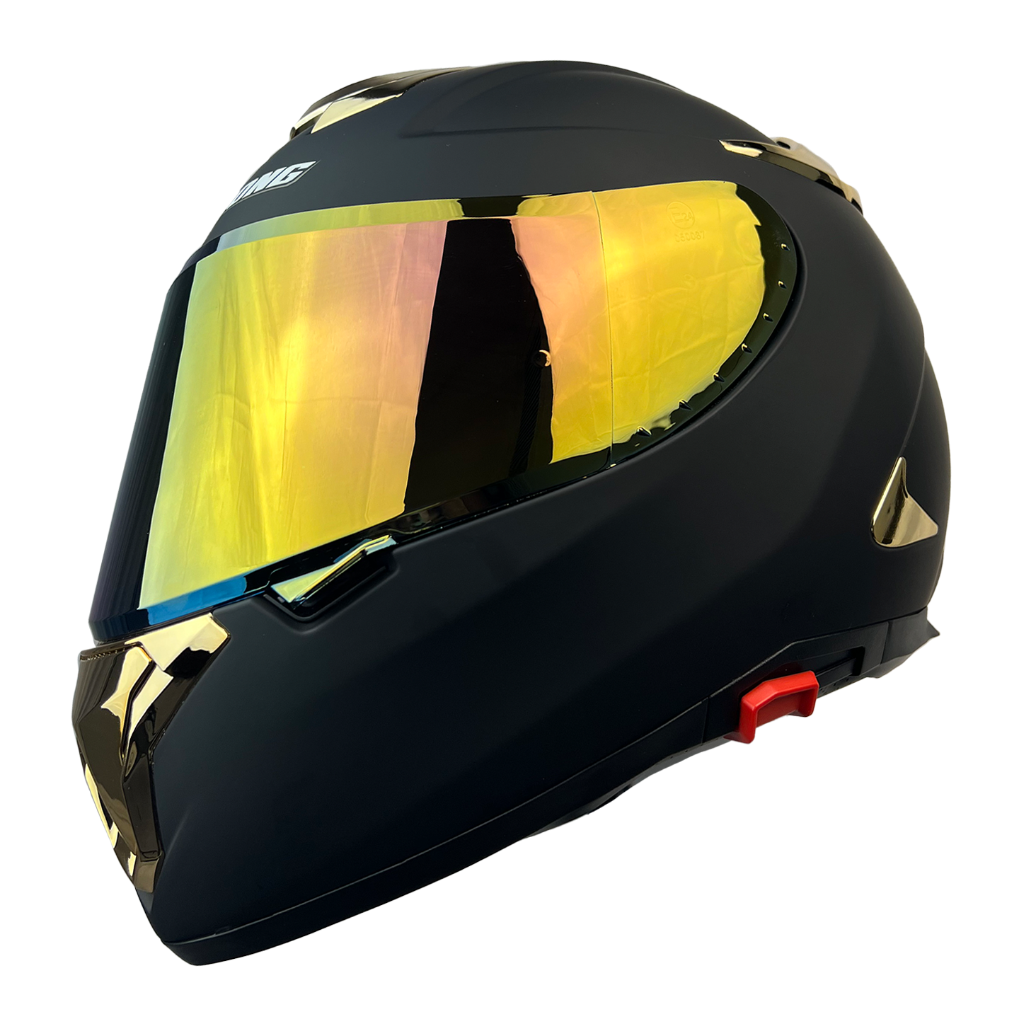 Casco Integral XTR-667 Negro mate con spoiler Azul – Xtrong Helmets