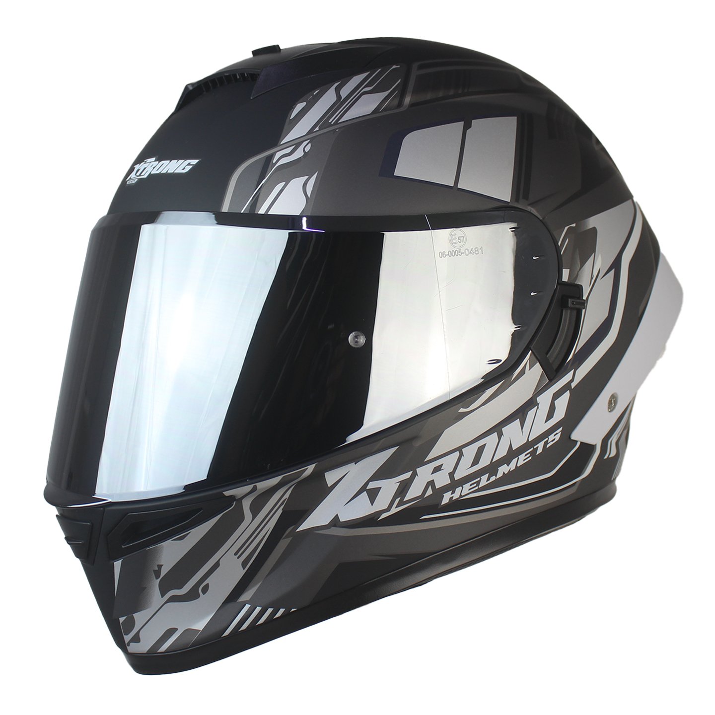 Casco Integral Moto Xtrong Xtr-667 Negro Doble Certificado