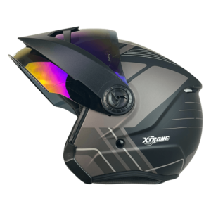 XTR-OP15 DOT XTRONG CANYON GRIS MATE VISOR IRIDIUM S