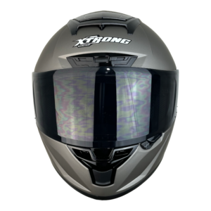 XTR-326 ECE-2205 XTRONG TITANIUM MATE SP NEGRO-BRILLO VISOR HUMO XL
