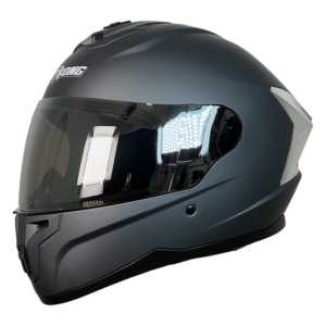 XTR-M70 ECE-2206 XTRONG GRIS MATE SP PLATEADO-CROMADO VISOR REVO-PLATEADO XL