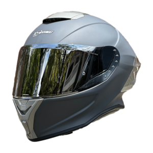 XTR-820 ECE-2206 XTRONG GRIS MATE SP GRIS-BRILLO VISOR REVO-PLATEADO XL