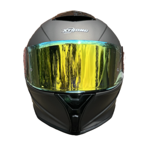 XTR-820 ECE-2206 XTRONG OCRE-OSCURO MATE SP NEGRO-BRILLO VISOR REVO-DORADO XL