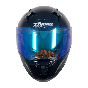 XTR-M69 ECE-2206 XTRONG FOTO-AZUL BRILLO SP NEGRO-BRILLO VISOR REVO-AZUL XL