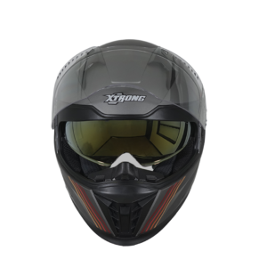 XTR-M69 ECE-2206 XTRONG QUANTUM GRIS MATE VISOR TRANSPARENTE XL