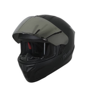 XTR-M70 ECE-2206 XTRONG NEGRO MATE SP NEGRO-HUMO VISOR PLATEADO XL