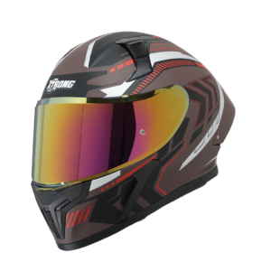 XTR-RANGER DOT XTRONG SHADOW ROJO MATE VISOR ROJO XL