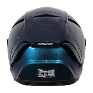 Casco XTR-326 ECE-2205 Xtrong foto-azul brillo SP negro-mate visor azul XL | SKU15562