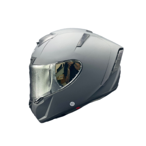 Casco XTR-326 ECE-2205 Xtrong gris-oscuro mate SP negro-mate visor plateado XL