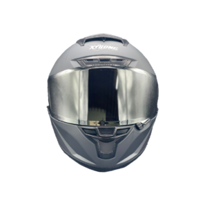 Casco XTR-326 ECE-2205 Xtrong gris-oscuro mate SP negro-mate visor plateado XL
