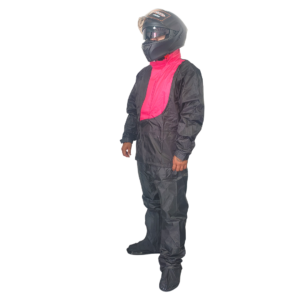 XTR-2327 XTRONG IMPERMEABLES-TELA CON ZAPATO NEGRO-ROSADO L