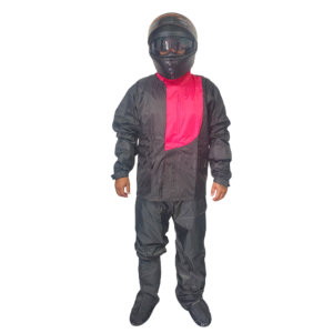 XTR-2327 XTRONG IMPERMEABLES-TELA CON ZAPATO NEGRO-ROSADO L