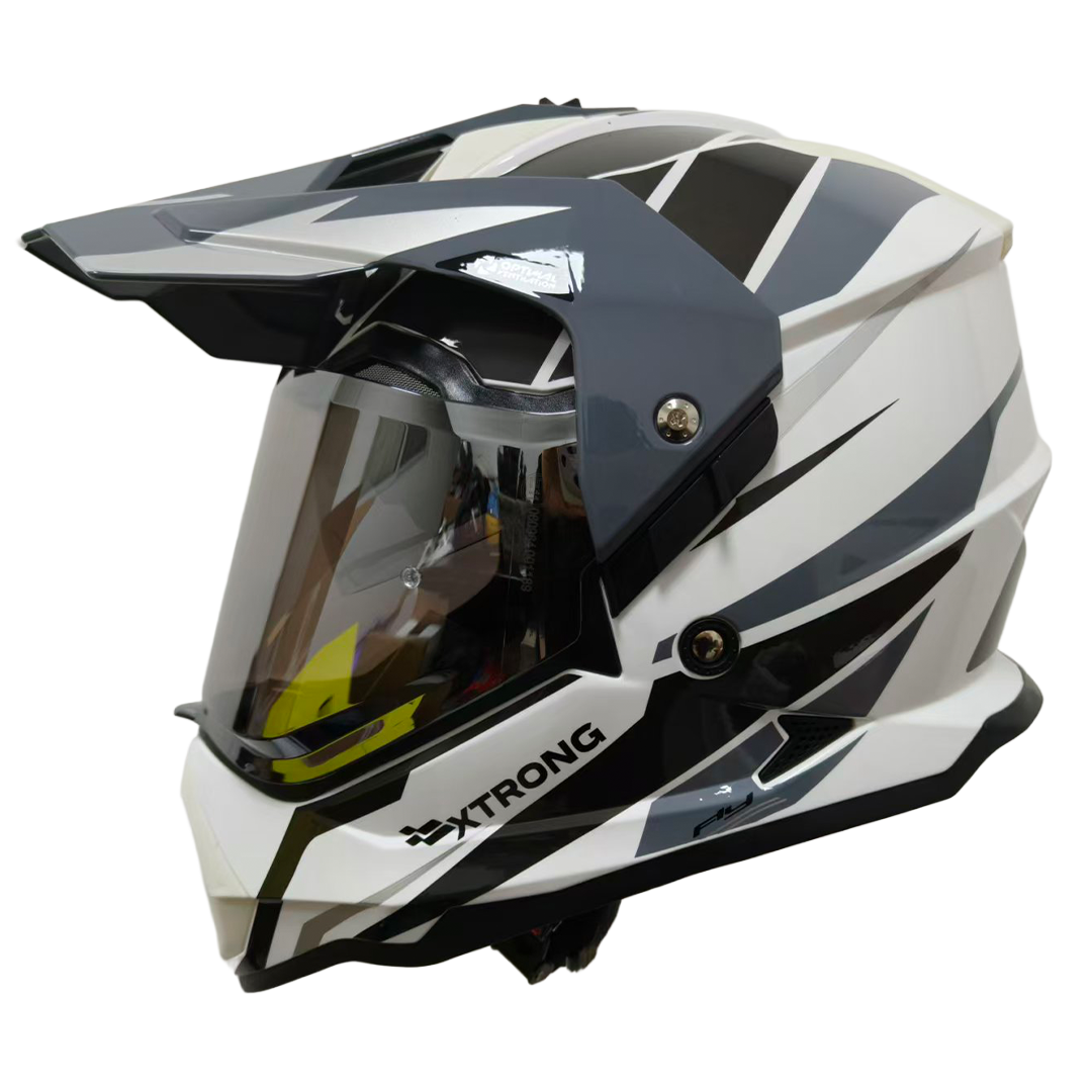 Casco XTR-902 fly blanco gris L - Imagen 5