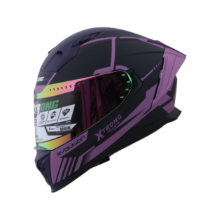 XTR-M69 ECE-2206 XTRONG BOOST NEGRO-MORADO MATE VISOR MORADO S