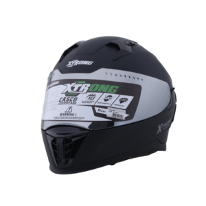 CASCOS-INTEGRALES-DV XTR-M69 ECE-2206 XTRONG NEGRO BRILLO SP NEGRO-BRILLO VISOR PLATEADO S