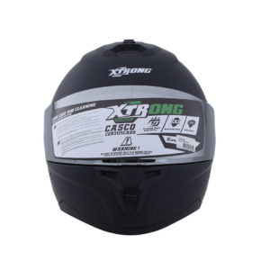 Casco XTR-M70 SET ECE-2206 Xtrong negro mate SP negro-brillo visor plateado L