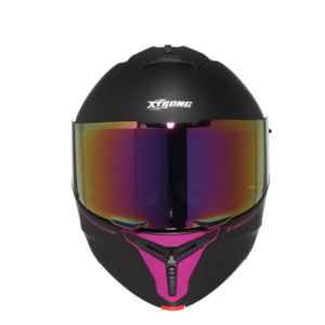 XTR-PHANTOM ECE-2206 XTRONG STORM NEGRO-ROSADO MATE VISOR MORADO M
