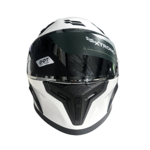 XTR-RANGER SET DOT XTRONG BLANCO BRILLO SP BLANCO-BRILLO VISOR PLATEADO XL