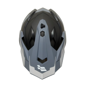 Casco XTR-902 ECE-2206 Xtrong fly negro-gris mate visor plateado XL
