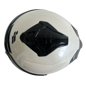 Casco XTR-918 ECE-2206 Xtrong blanco brillo SP negro-brillo visor plateado L