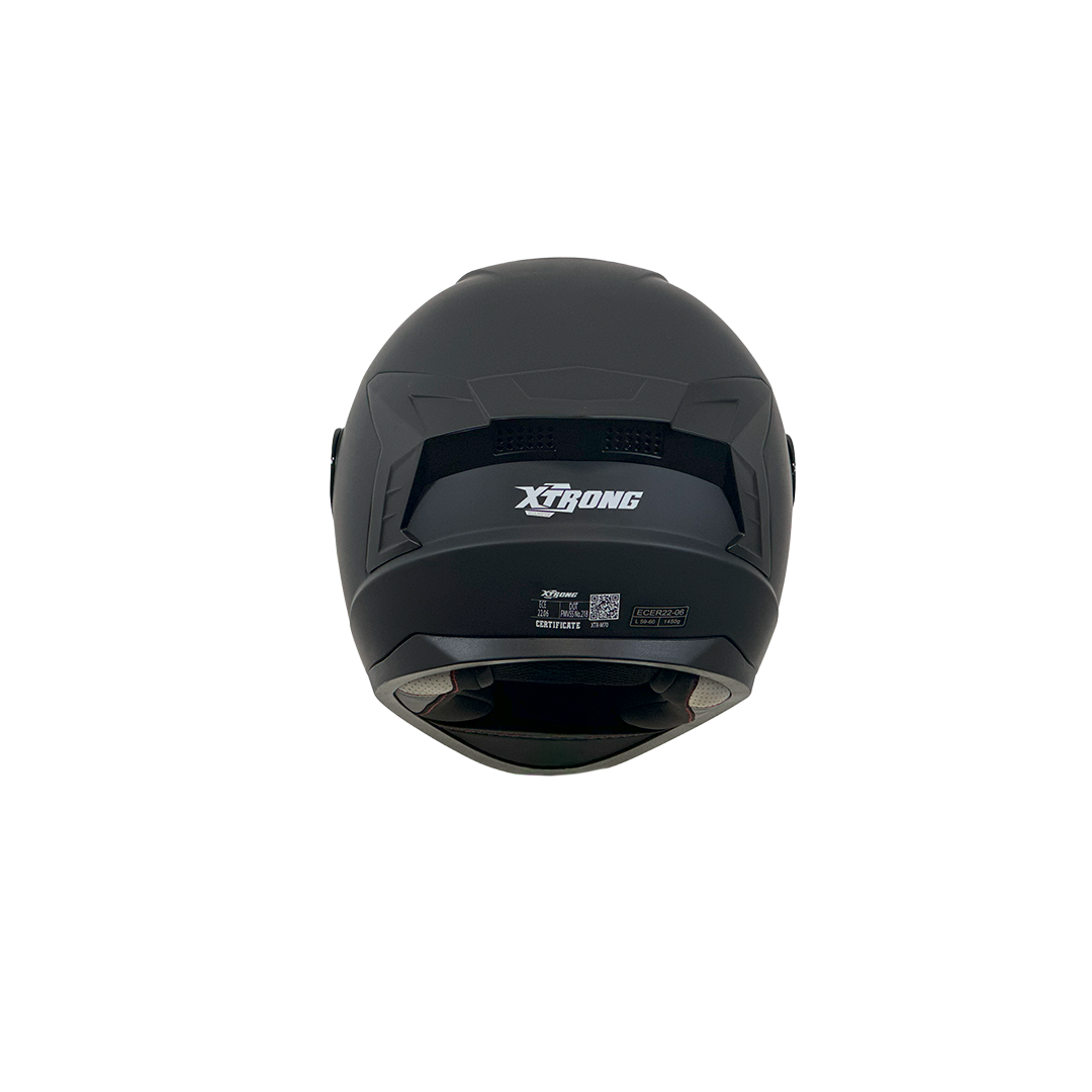 Casco XTR-M70 SET ECE-2206 Xtrong negro mate SP negro-mate visor plateado L - Imagen 5