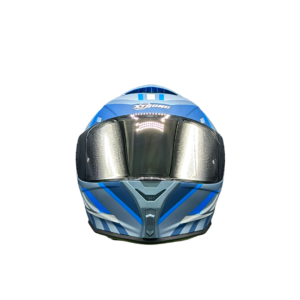 XTR-820 ECE-2206 XTRONG BRAP AZUL MATE VISOR IRIDIUM XL