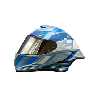 XTR-820 ECE-2206 XTRONG BRAP AZUL MATE VISOR IRIDIUM XL