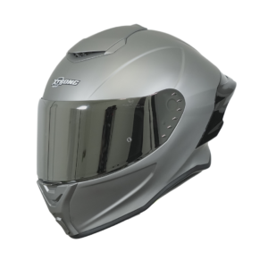 Casco XTR-820 SET ECE-2206 Xtrong gris mate SP negro-brillo visor plateado L