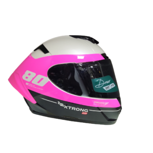 XTR-DREXO ECE-2206 XTRONG-GP AYRTON ROSADO BRILLO VISOR HUMO M