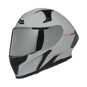 XTR-RANGER ECE-2206 XTRONG RACECRAFT GRIS-NARDO BRILLO VISOR PLATEADO XL