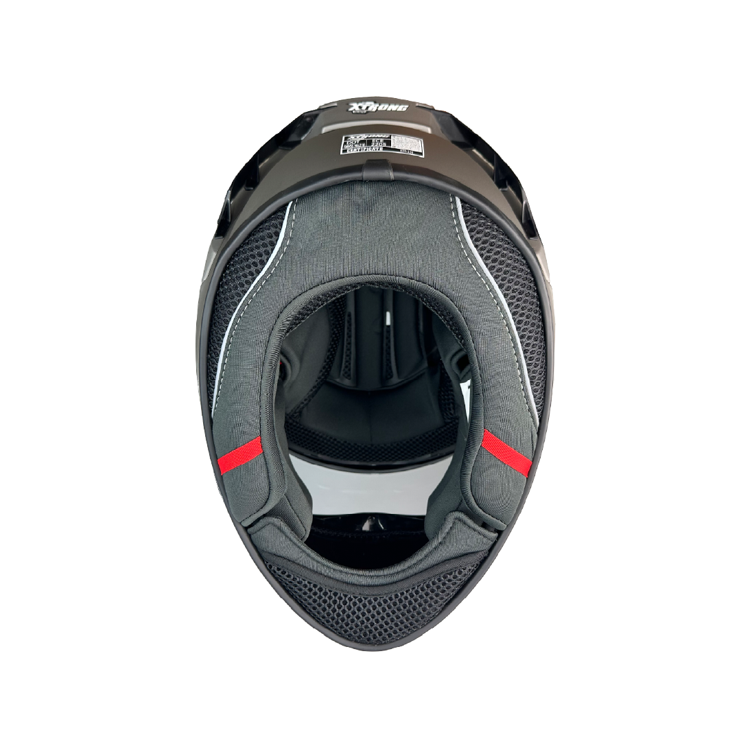Casco XTR-326 ECE-2205 Xtrong foto-dorado brillo SP foto-dorado visor dorado L - Imagen 5