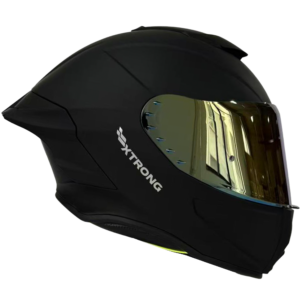 Casco XTR-820 ECE-2206 Xtrong negro mate SP negro-mate visor dorado XL
