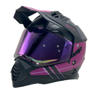 XTR-902 SET ECE-2206 XTRONG FALCON MORADO MATE VISOR MORADO M