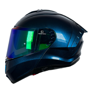 XTR-918 ECE-2206 XTRONG FOTO-AZUL BRILLO SP FOTO-AZUL VISOR REVO-VERDE L