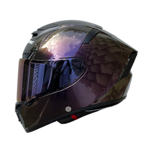 XTR-326 ECE-2205 XTRONG FOTO-MORADO BRILLO VISOR MORADO L