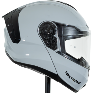 Casco XTR-918 ECE-2206 Xtrong gris-nardo brillo SP negro-brillo visor transparente L