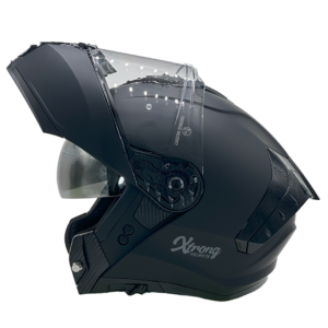Casco XTR-918 ECE-2206 Xtrong negro mate SP negro-brillo visor transparente L
