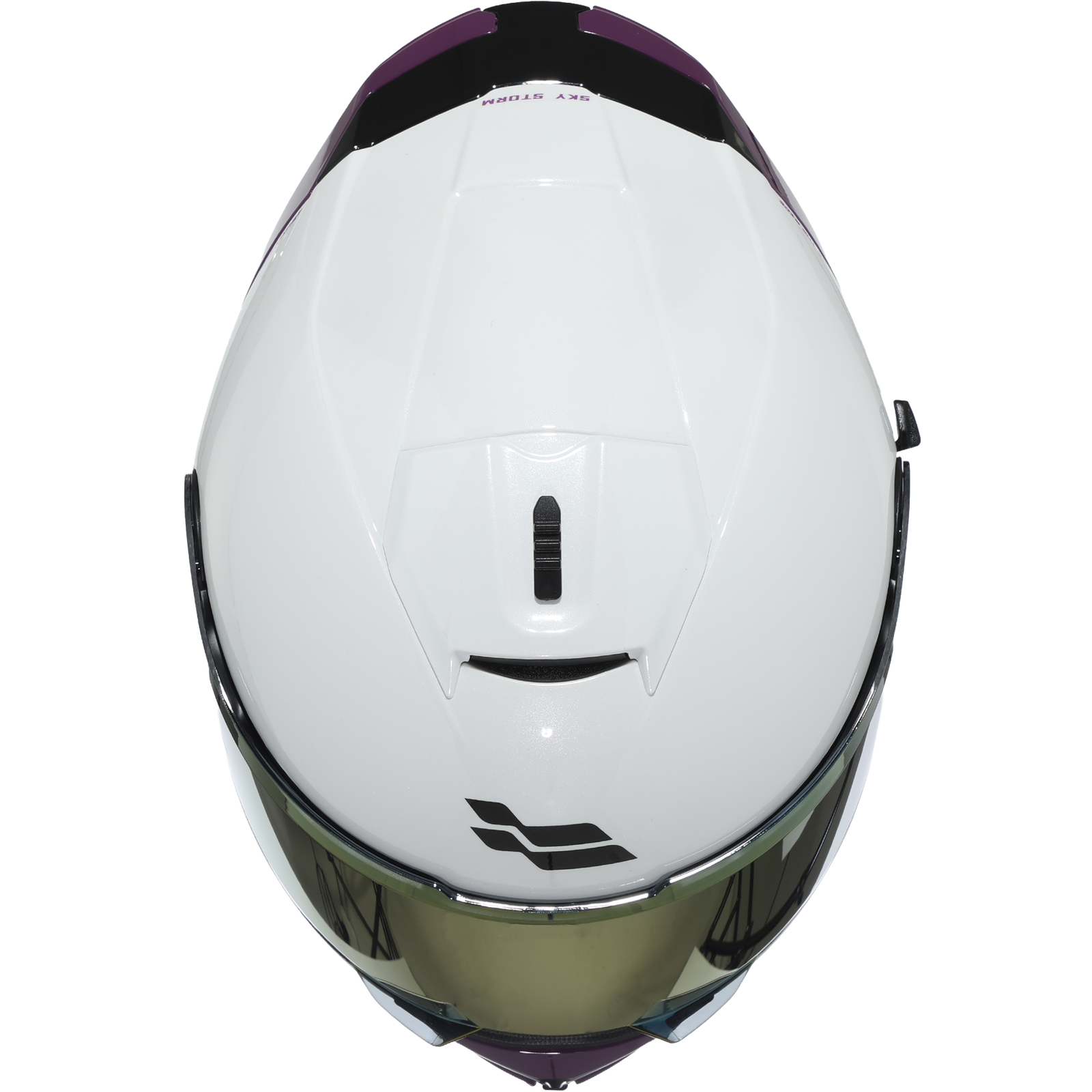 Casco XTR-PHANTOM ECE-2206 Xtrong storm blanco-morado brillo visor morado M - Imagen 3