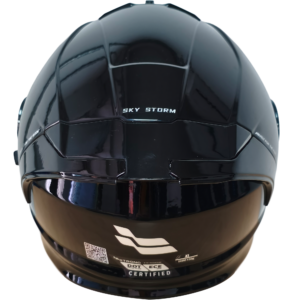 Casco XTR-PHANTOM ECE-2206 Xtrong storm negro brillo visor plateado M