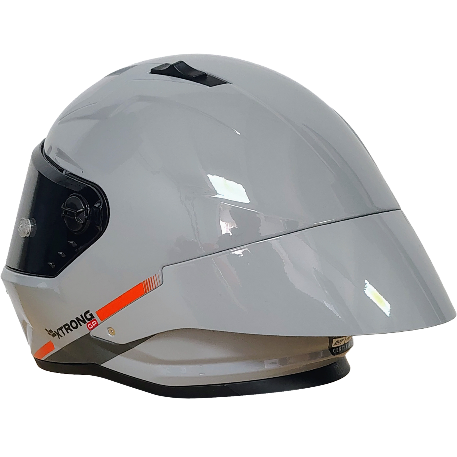 Casco XTR-352R1 ECE-2206 Xtrong signature i gris-nardo brillo visor humo XL - Imagen 2