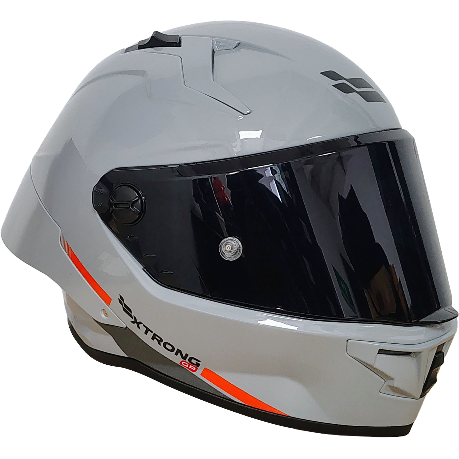 Casco XTR-352R1 ECE-2206 Xtrong signature i gris-nardo brillo visor humo XL - Imagen 3