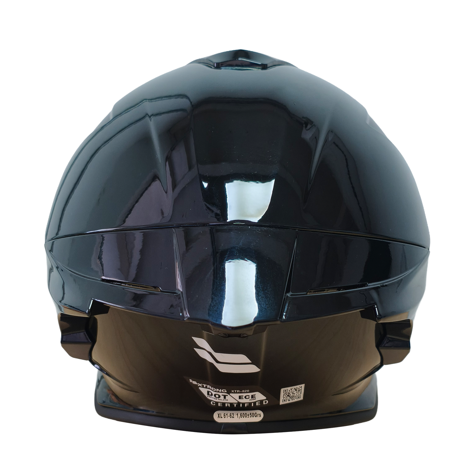 Casco XTR-820 ECE-2206 Xtrong negro brillo SP negro-brillo visor rojo L - Imagen 2