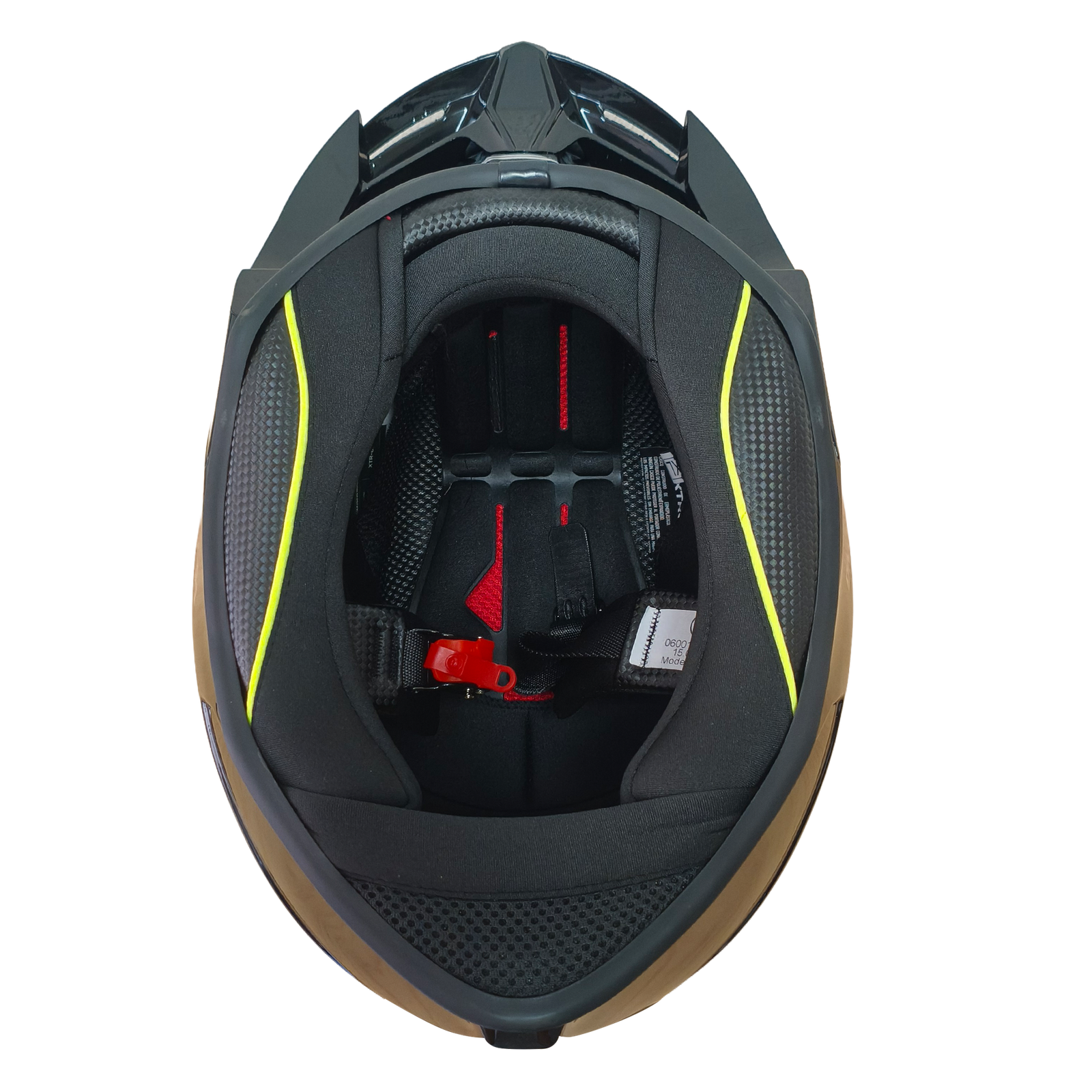 Casco XTR-820 ECE-2206 Xtrong negro brillo SP negro-brillo visor rojo L - Imagen 3