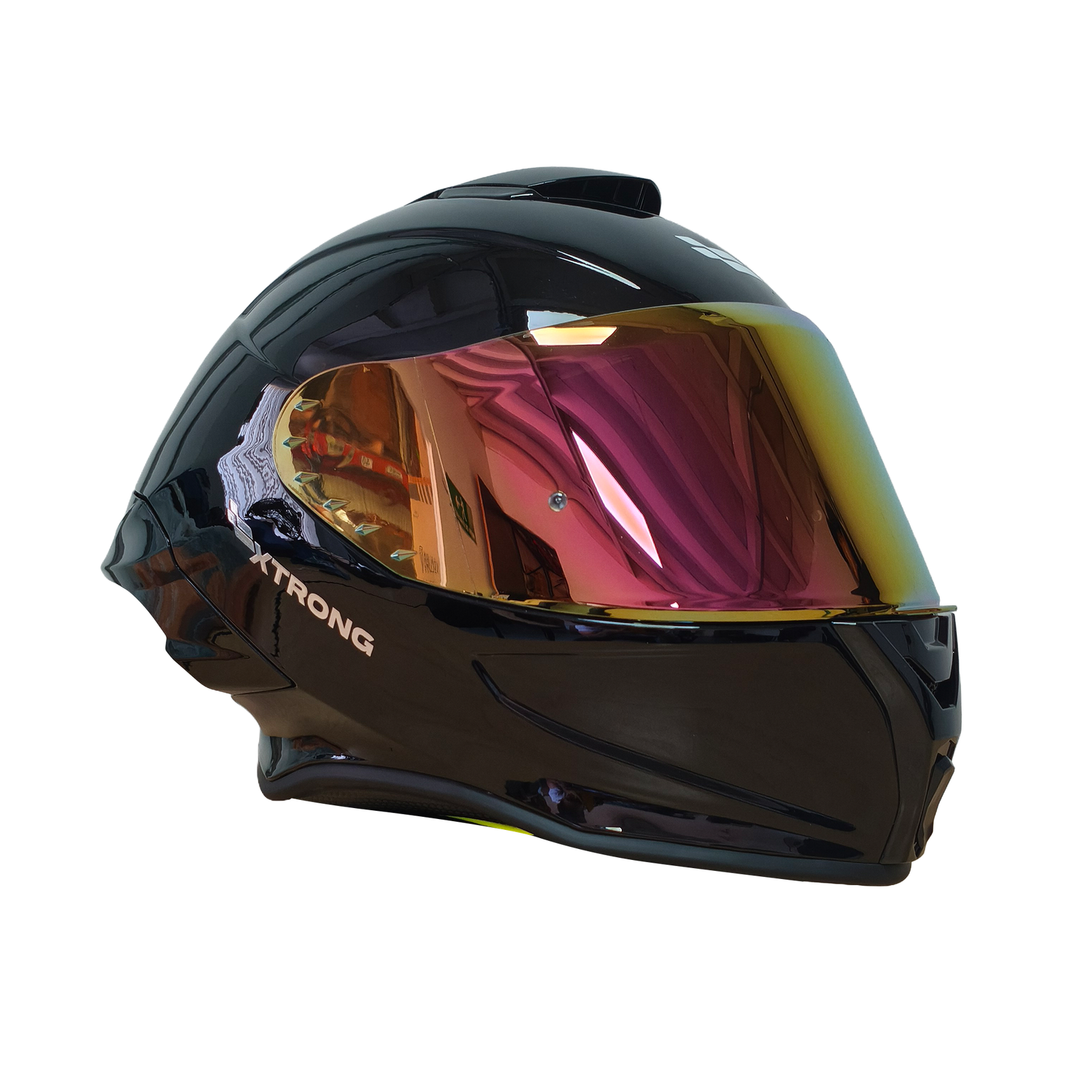 Casco XTR-820 ECE-2206 Xtrong negro brillo SP negro-brillo visor rojo L - Imagen 4