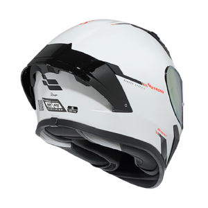 Casco XTR-RANGER ECE-2206 Xtrong racecraft blanco brillo visor dorado XL