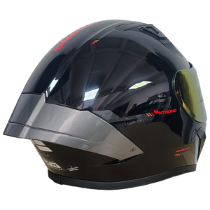Casco XTR-RANGER ECE-2206 Xtrong racecraft negro brillo visor rojo XL
