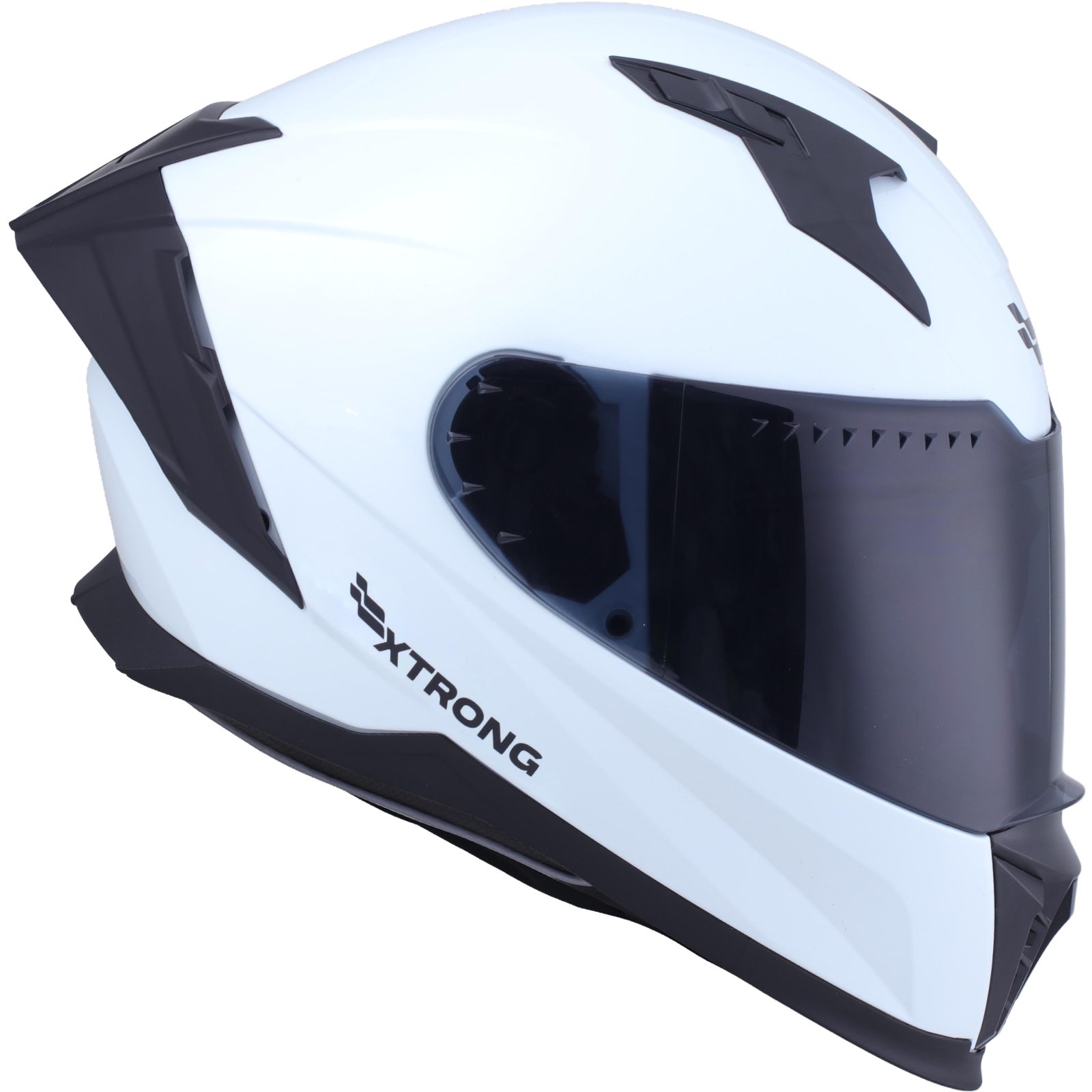 Casco XTR-M69 ECE-2206 Xtrong blanco brillo SP negro-brillo visor humo S