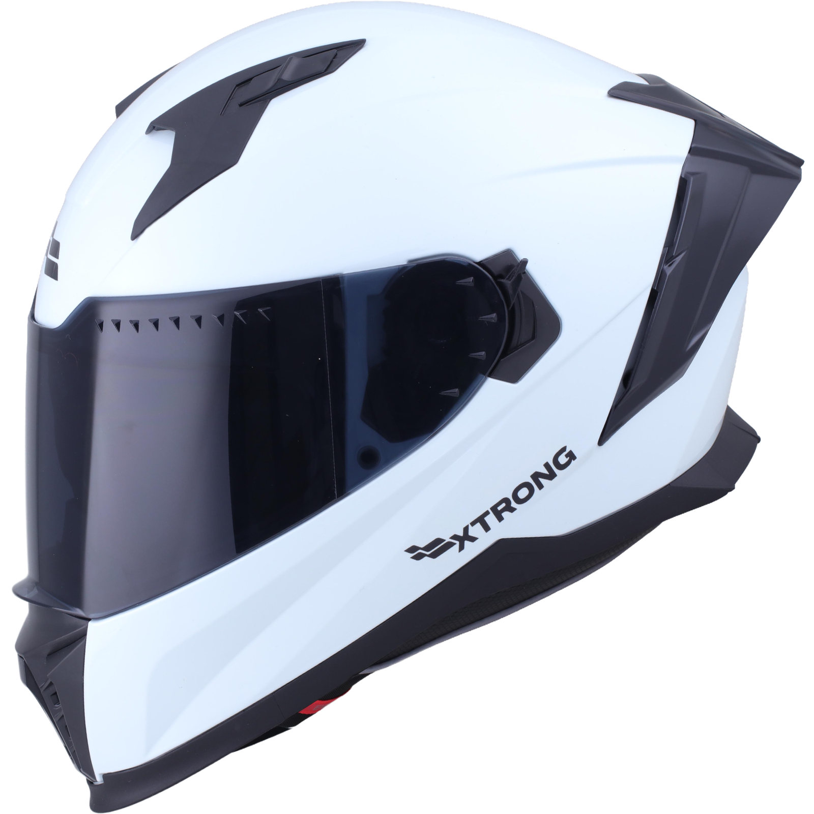 Casco XTR-M69 ECE-2206 Xtrong blanco brillo SP negro-brillo visor humo S - Imagen 2