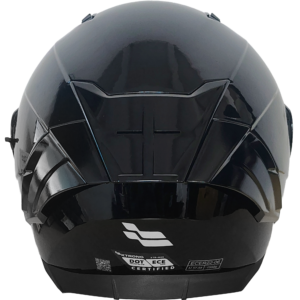 Casco XTR-M69 ECE-2206 Xtrong negro brillo SP negro-brillo visor plateado XL