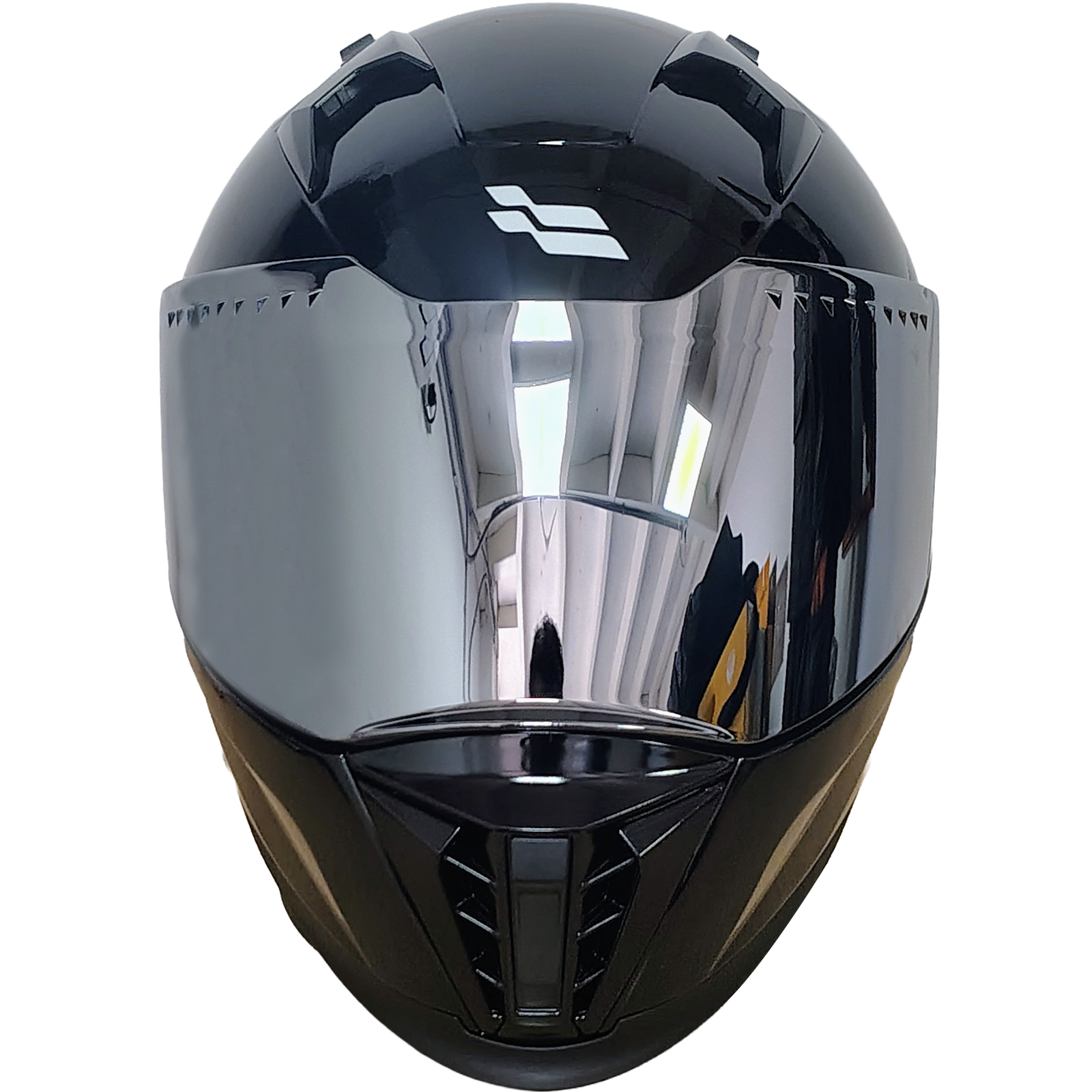 Casco XTR-M69 ECE-2206 Xtrong negro brillo SP negro-brillo visor plateado XL - Imagen 3